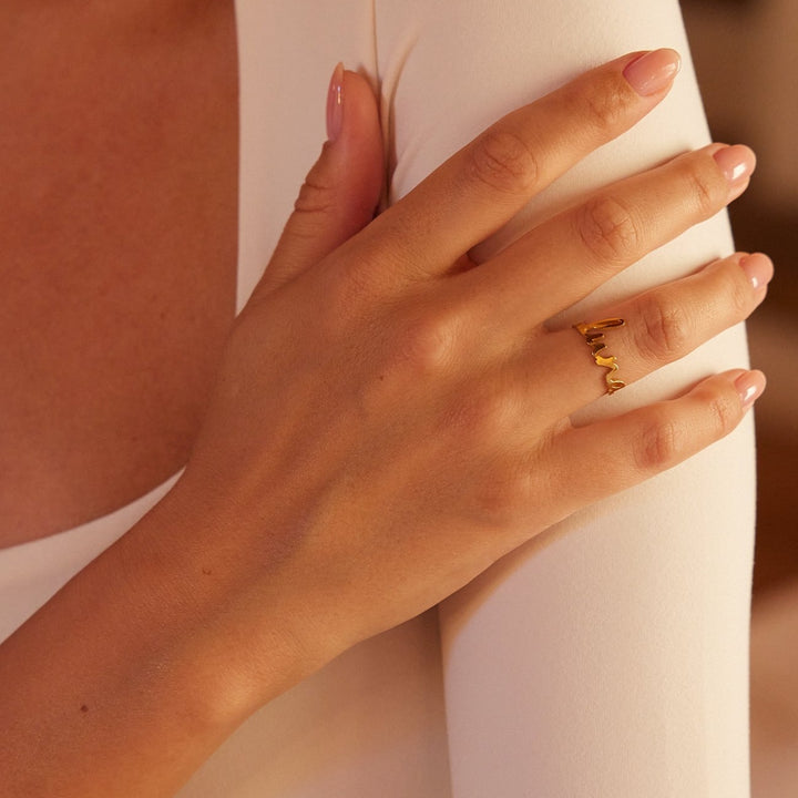 Nella Nameplate Ring