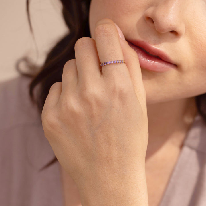 Zara Vermeil Birthstone Ring