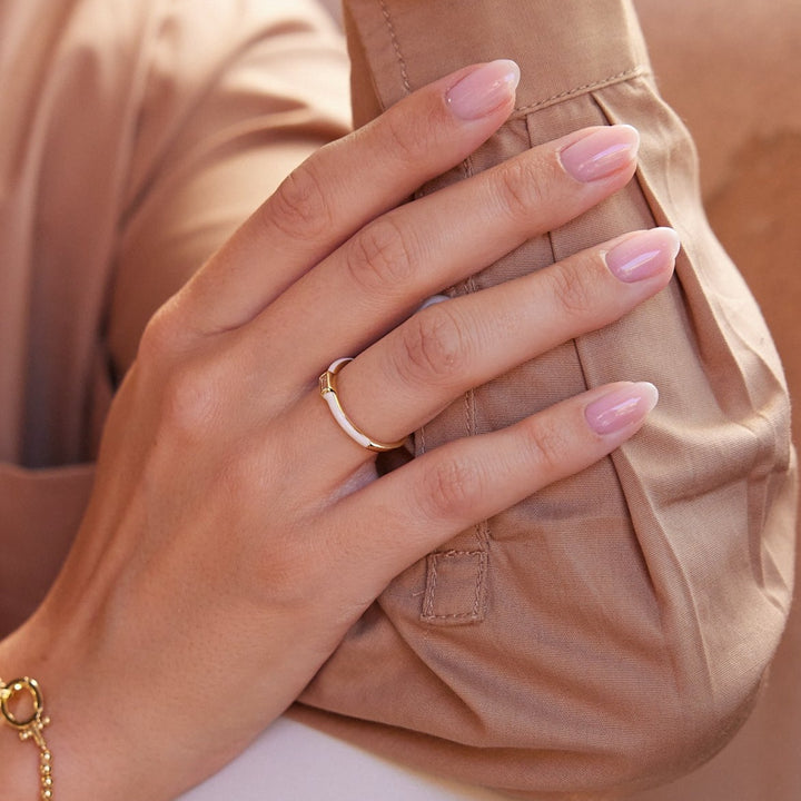 Posie Enamel Ring