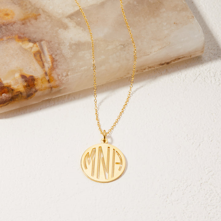 Faye Monogram Pendant