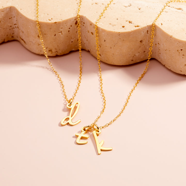 Nella Mini Two Initial Pendant