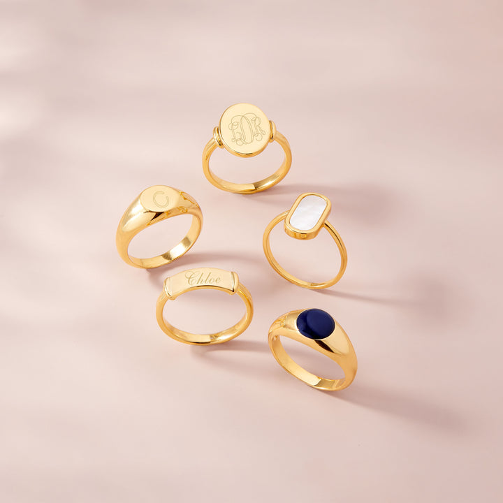 Shiloh Name Bar Ring