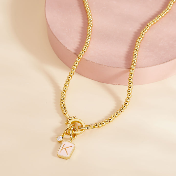 Molly Enamel Charm Necklace