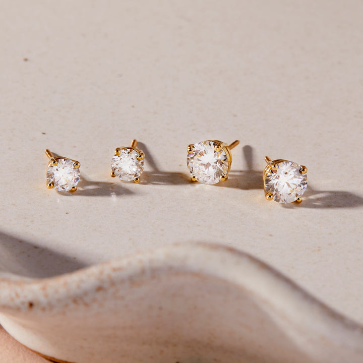 Audrey 2 Carat Diamond Earrings