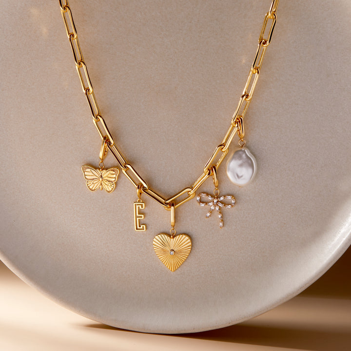 Cami Initial Charm Necklace
