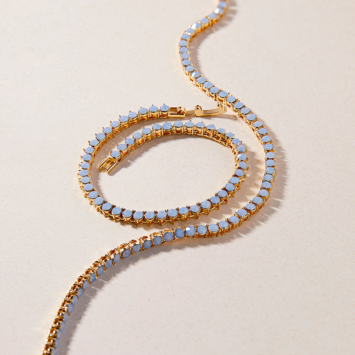 Isabella Opal Blue Tennis Bracelet