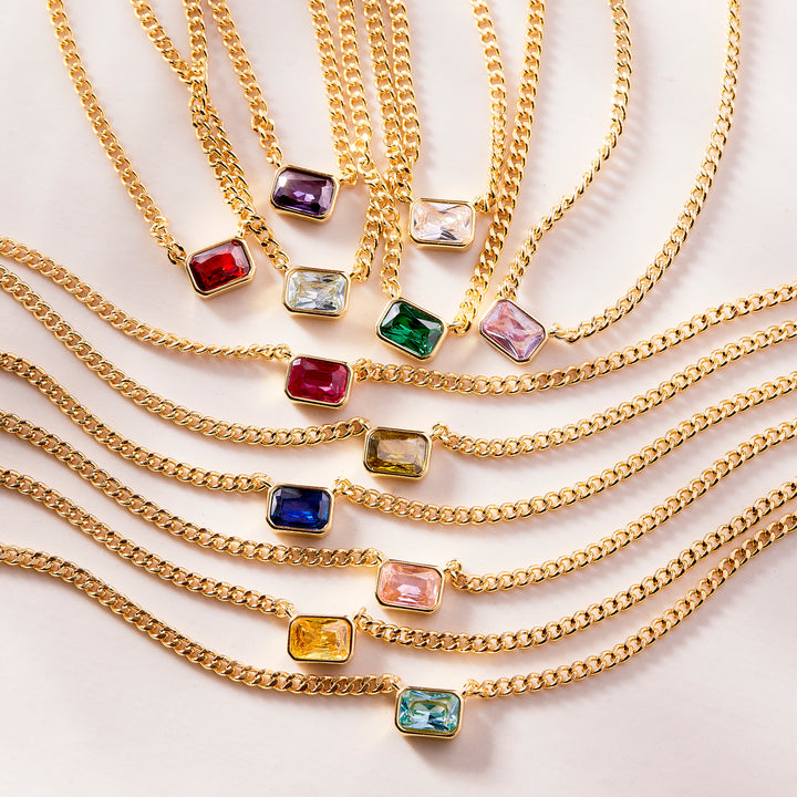 Jane Birthstone Necklace
