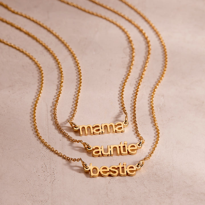 Mama Nameplate Necklace