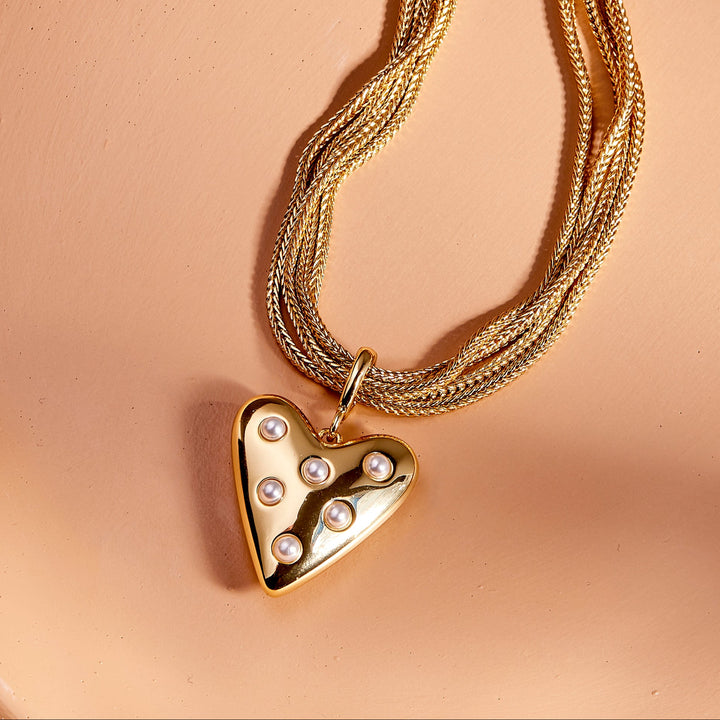 Cami Puffed Heart Charm