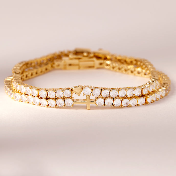 Coco Cross Tennis Bracelet