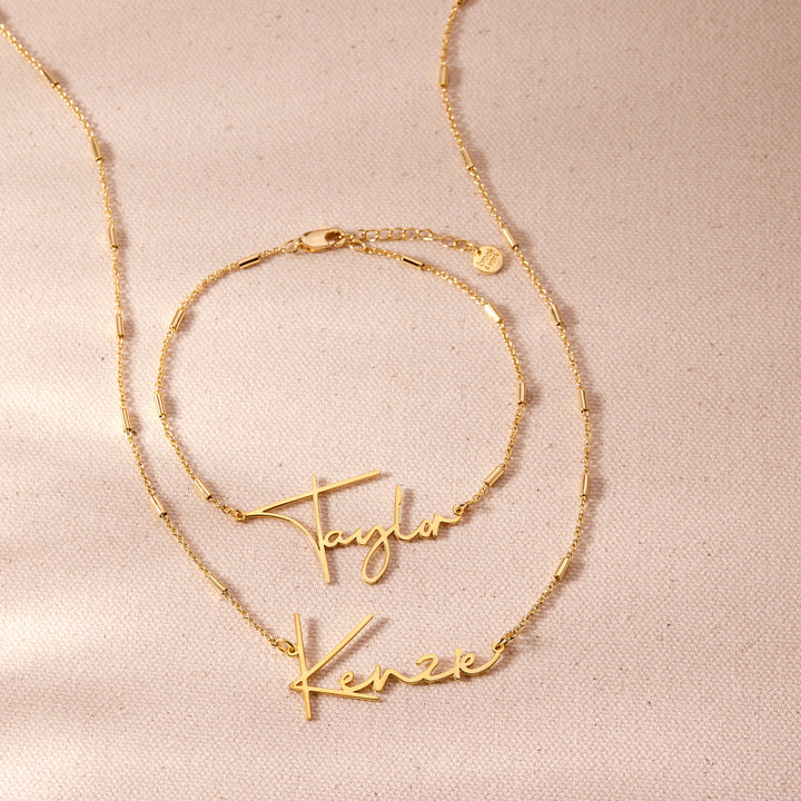 Katherine Nameplate Bracelet