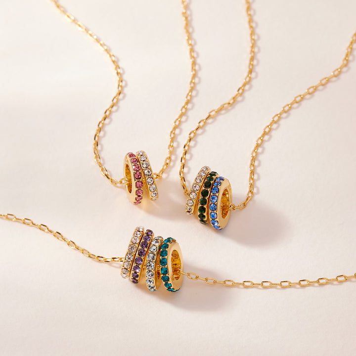 Gaby Birthstone Stacking Necklace