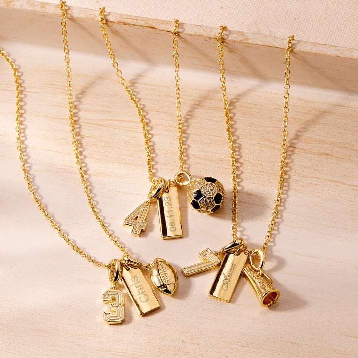 Effie Sports Name Necklace