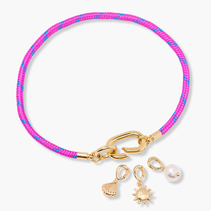 Kai Pink Charm Anklet