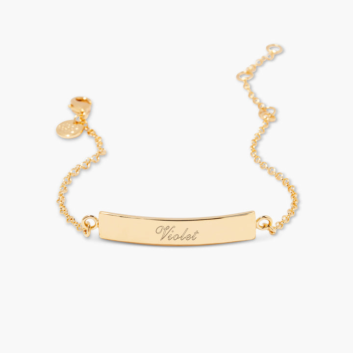 Elena Name Bar Bracelet