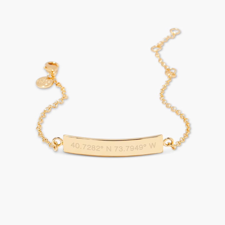 Elena Coordinate Bar Bracelet