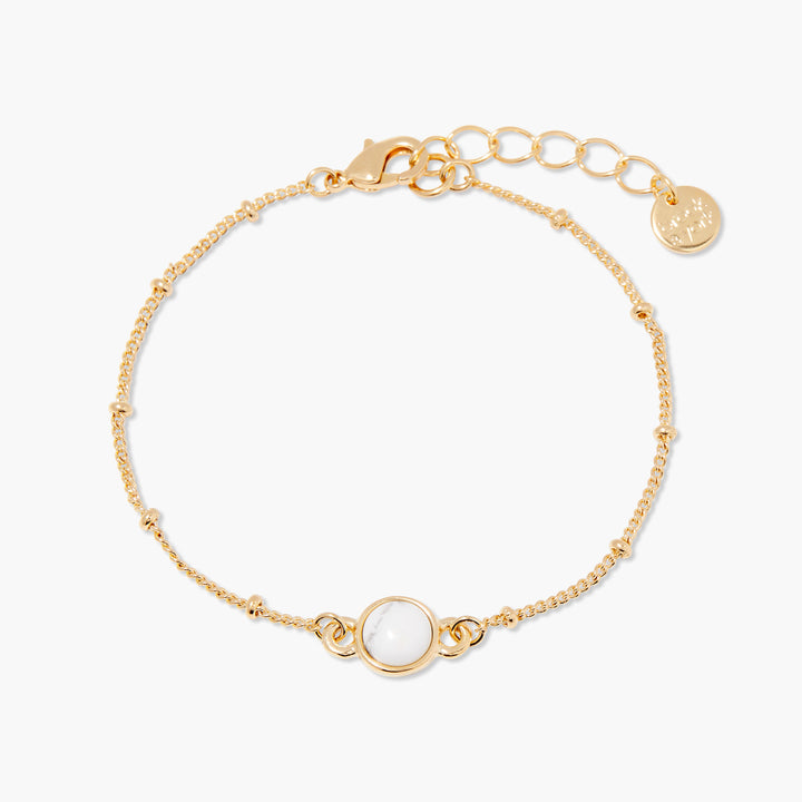 Nola Gemstone Bracelet - Howlite