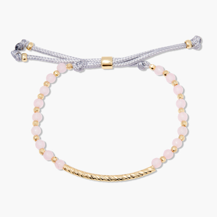Savannah Gemstone Bracelet-Rose Quartz
