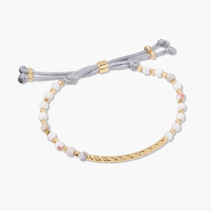 Savannah Gemstone Bracelet-Howlite