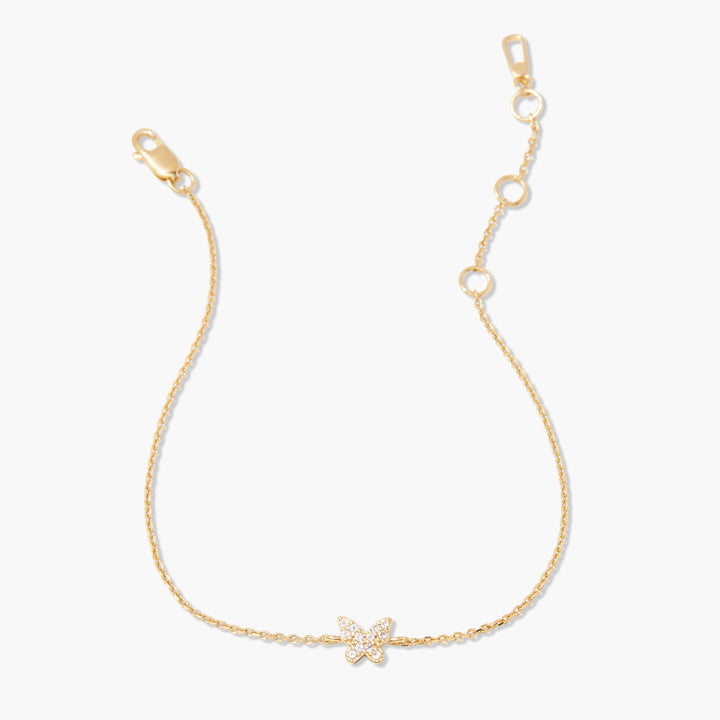 Adeline Butterfly Vermeil Bracelet