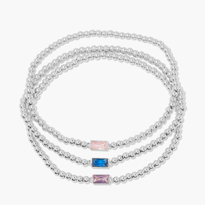 Kylie Three Birthstone Bracelet