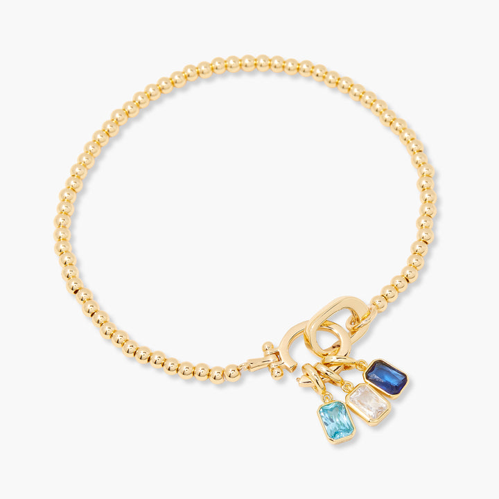 Mackenzie Three Birthstone Bracelet