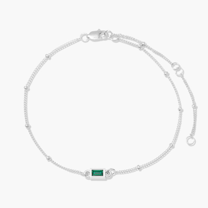 Jules Baguette Birthstone Bracelet