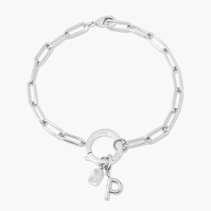 Colette Birthstone Initial Bracelet
