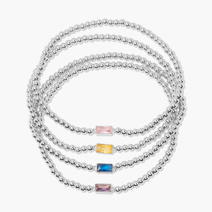 Kylie Four Birthstone Bracelet