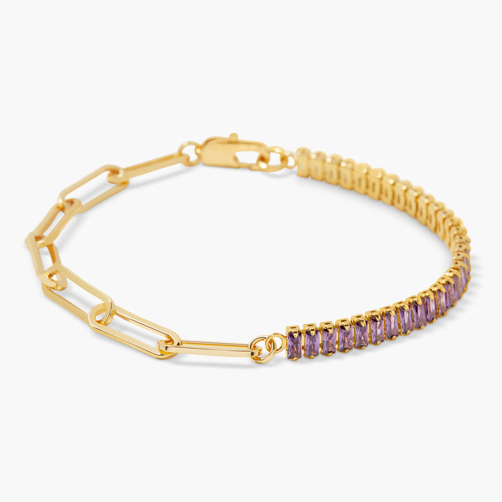 Priya Birthstone Tennis Bracelet
