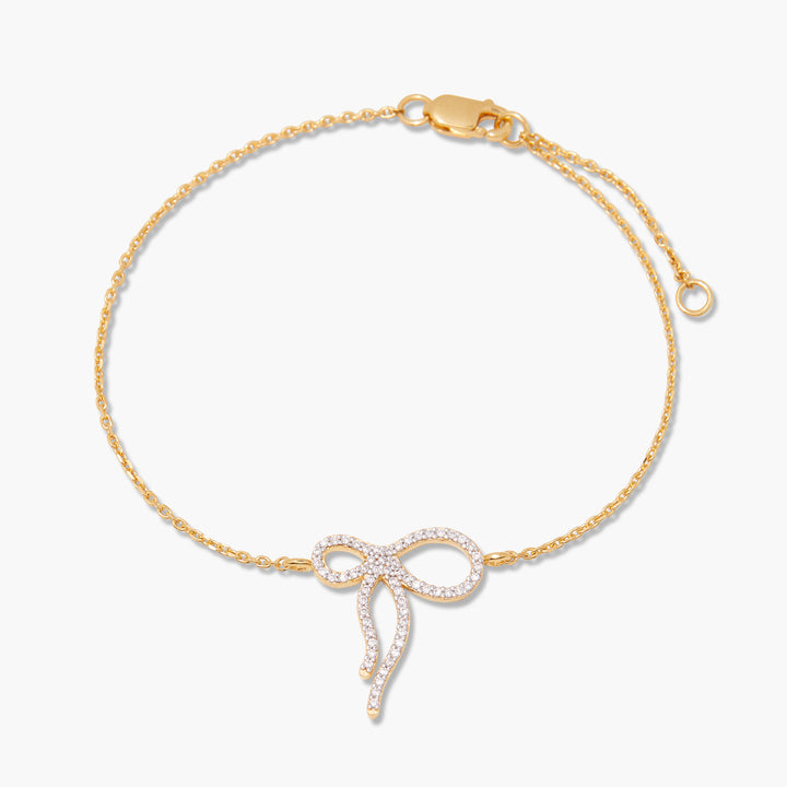 Adeline Bow Vermeil Bracelet