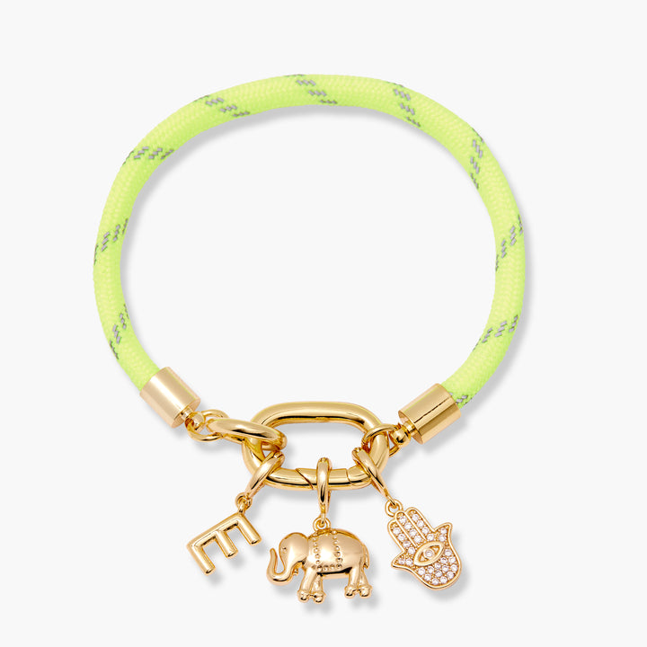 Tula Green Charm Bracelet