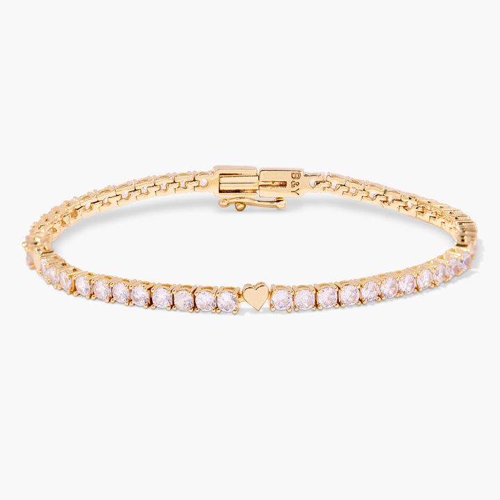 Coco Heart Tennis Bracelet