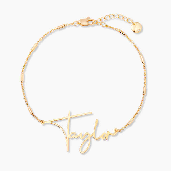 Katherine Nameplate Bracelet