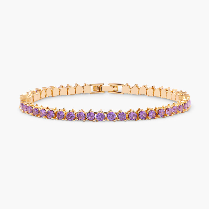 Isabella Birthstone Tennis Bracelet