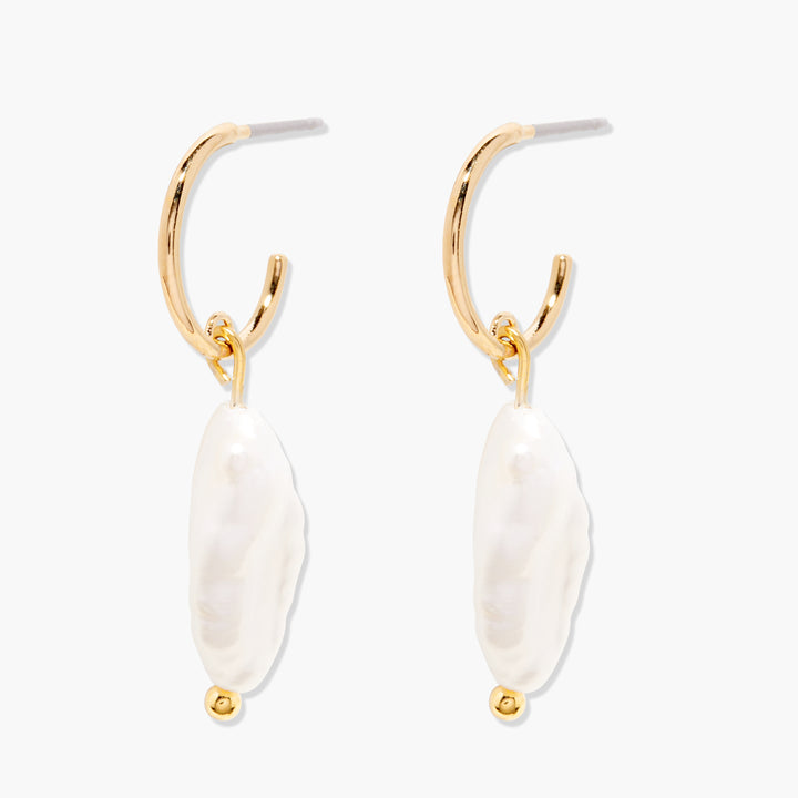 Olive Pearl Earrings