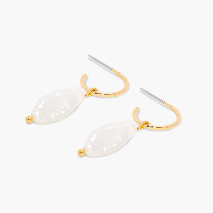Olive Pearl Earrings