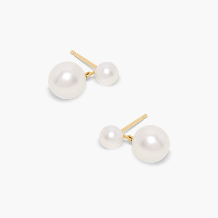 Amanda 14K Gold Pearl Earrings