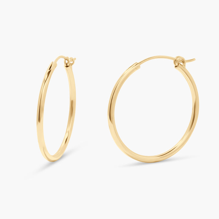 Nellie Gold Vermeil Hoops
