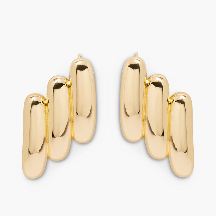 Harper Curve Statement Earrings