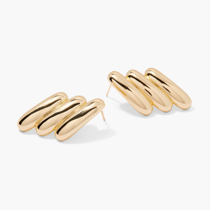 Harper Curve Statement Earrings