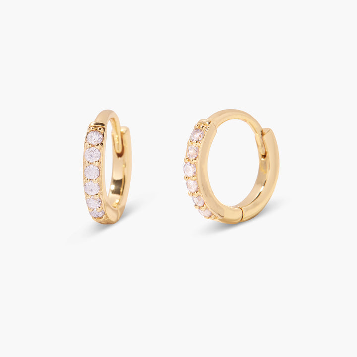 Zara Birthstone Huggies