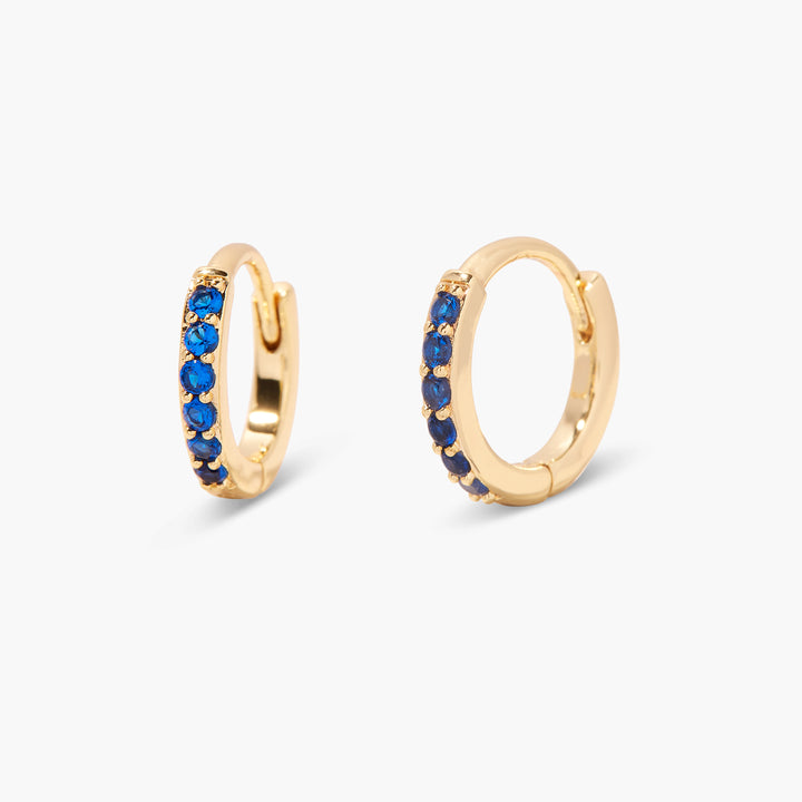 Zara Birthstone Huggies