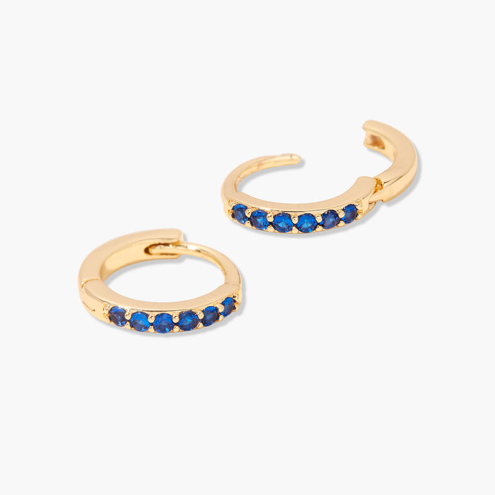 Zara Birthstone Huggies