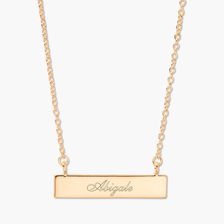 Name Bar Necklace