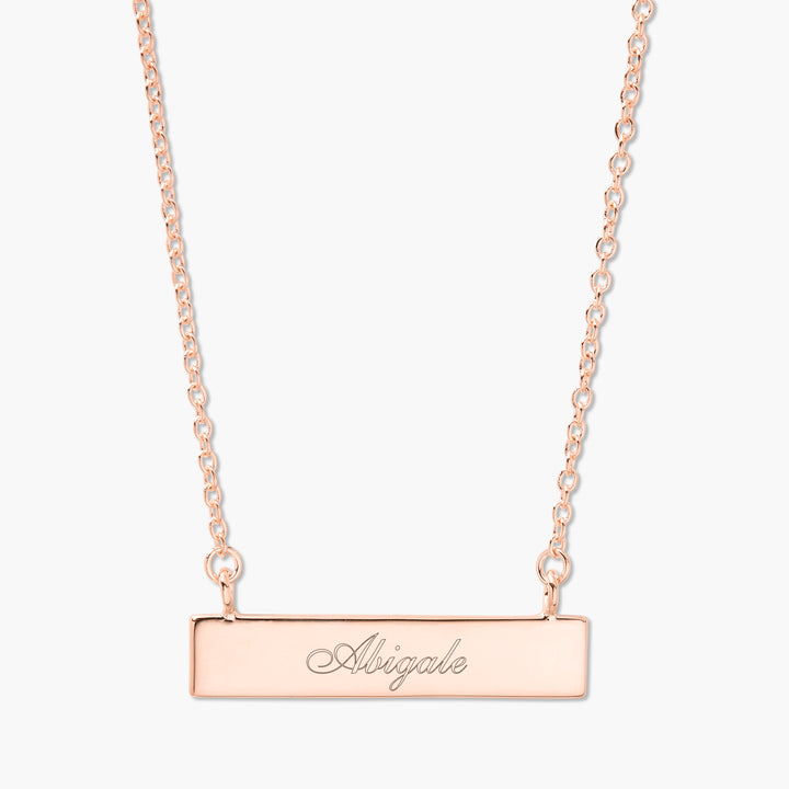 Name Bar Necklace