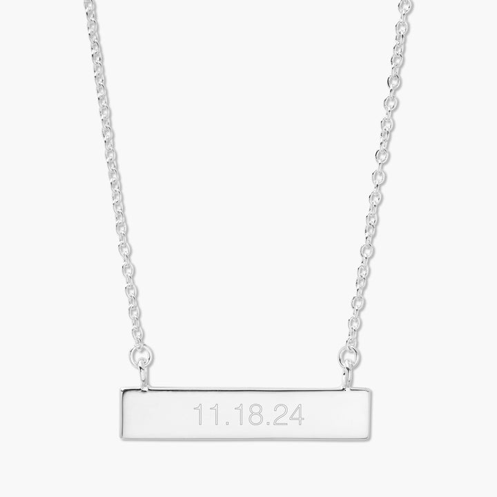 Date Bar Necklace