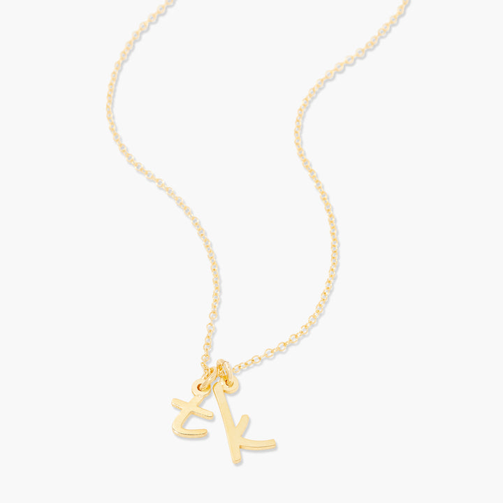 Nella Mini Two Initial Pendant
