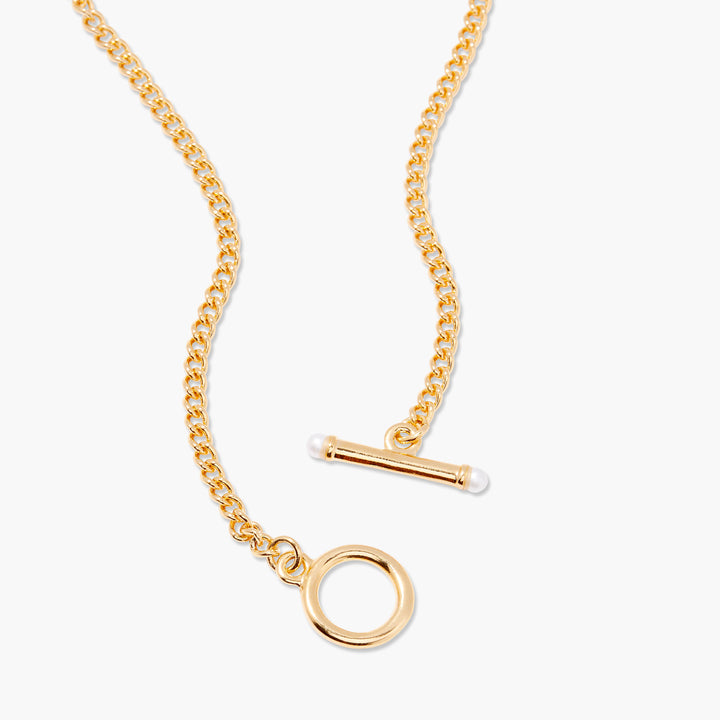 Stella Pearl Toggle Chain Necklace
