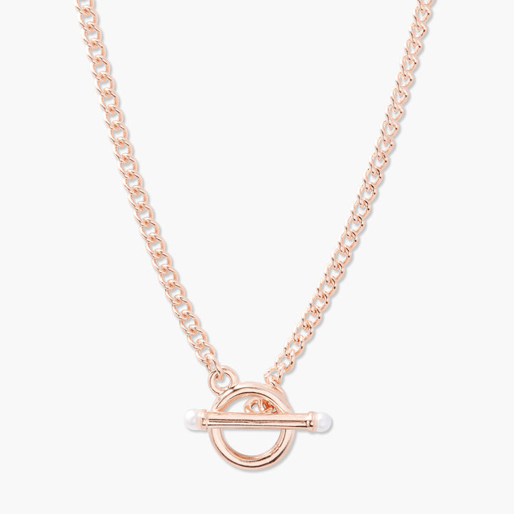 Stella Pearl Toggle Chain Necklace